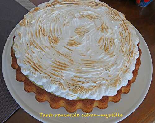 Tarte renversée citron myrtille