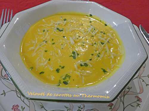 Velouté de carottes au Thermomix