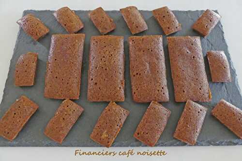 Financiers café noisette