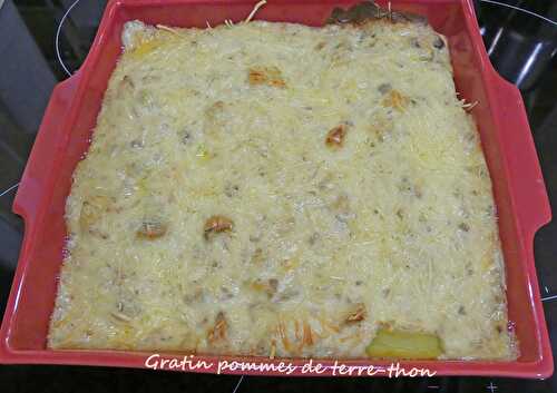 Gratin pommes de terre-thon