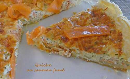 Quiche au saumon fumé – Recette autour d’un ingrédient #84