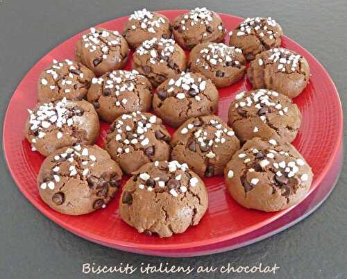 Biscuits italiens au chocolat