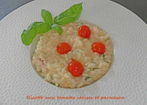 Risotto aux tomates cerises et parmesan