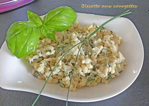 Blesotto aux courgettes