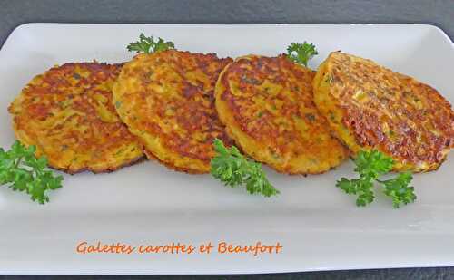 Galettes carottes et Beaufort – Bataille Food#105