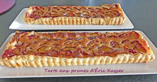 Tarte aux prunes d’Éric Kayser