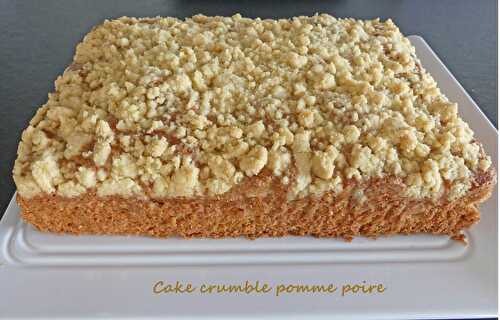 Cake crumble pomme poire de Yotam Ottolenghi