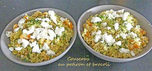 Couscous au potiron et brocoli