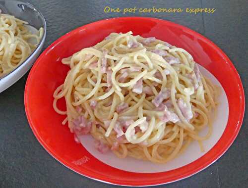 One pot carbonara express