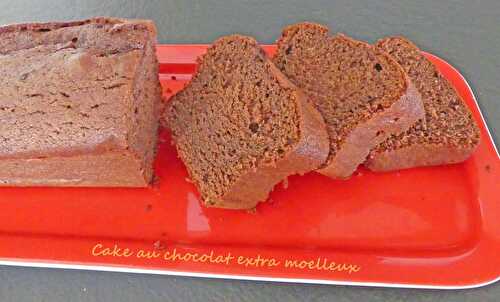 Cake au chocolat extra moelleux