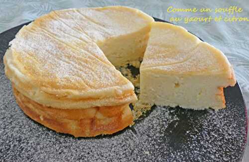 Comme un souffle au yaourt et citron