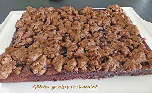 Gâteau griottes et chocolat