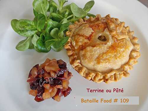 Bataille Food # 109 – Annonce du thème