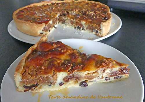 Tarte amandine de l’automne – Recettes autour d’un ingrédient #92