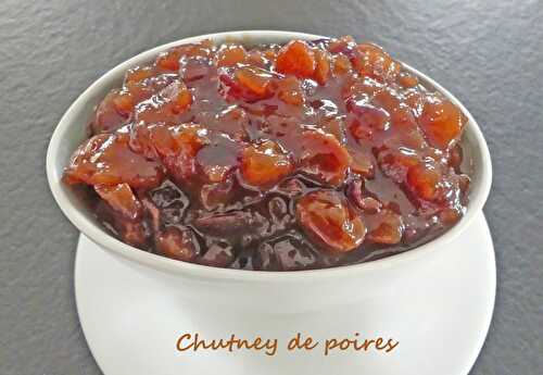 Chutney de poires