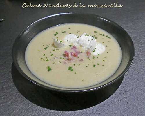 Crème d’endives à la mozzarella