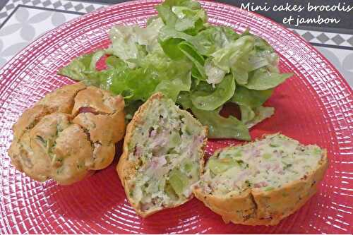 Mini cakes brocolis et jambon