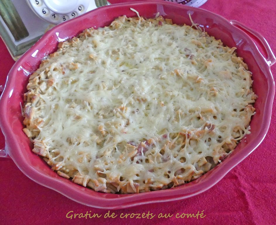 Gratin de crozets au comté – Bataille Food # 110