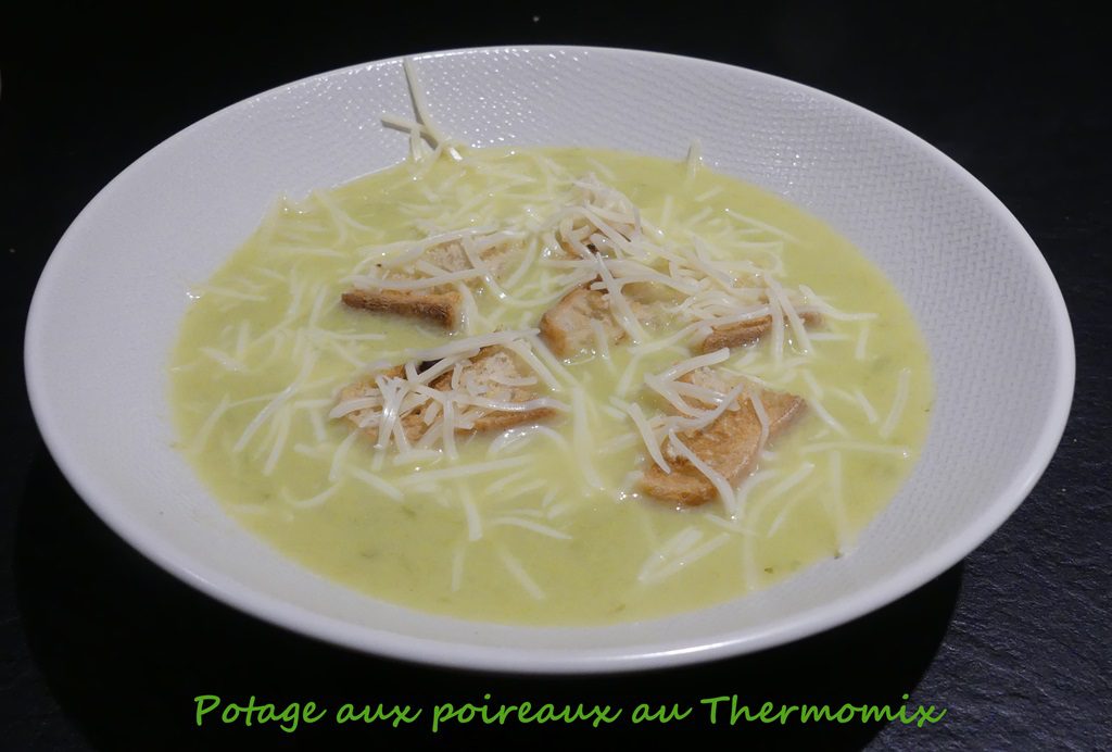 Potage aux poireaux au Thermomix