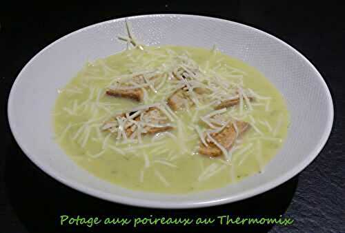 Potage aux poireaux au Thermomix