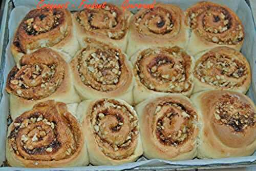 Cinamon rolls ou roulés à la cannelle