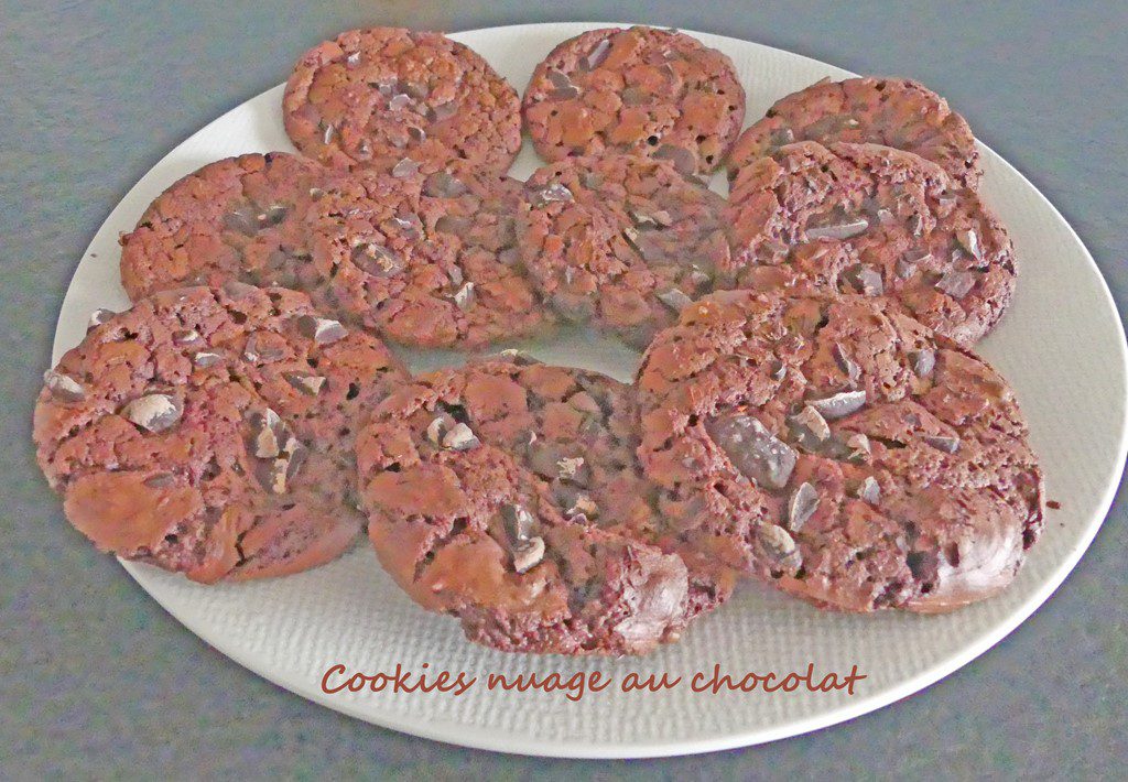 Cookies nuage au chocolat