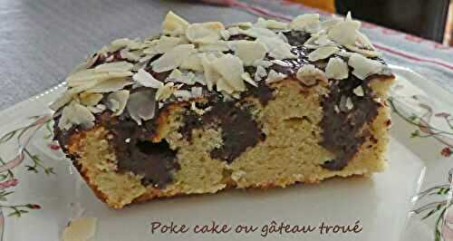 Poke cake ou gâteau troué