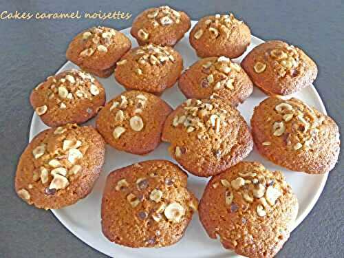 Cakes caramel noisettes