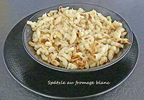 Spätzle au fromage blanc