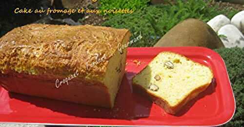 Cake au fromage et aux noisettes