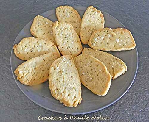 Crackers à l’huile d’olive