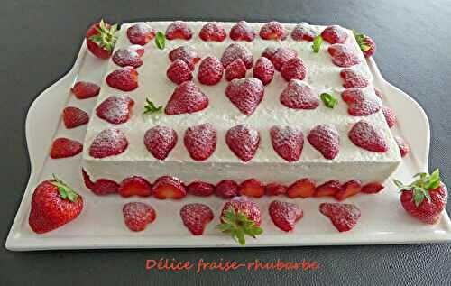 Délice fraise-rhubarbe – Recettes autour d’un ingrédient #98