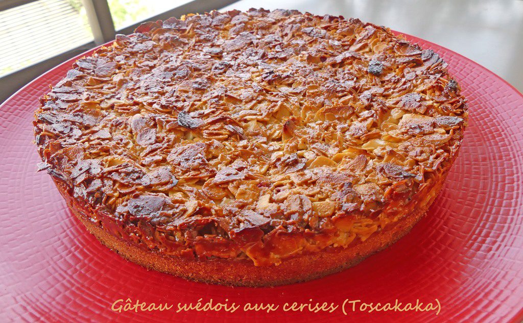 Gâteau suédois aux cerises (Toscakaka)