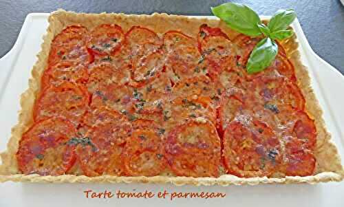 Tarte tomate et parmesan