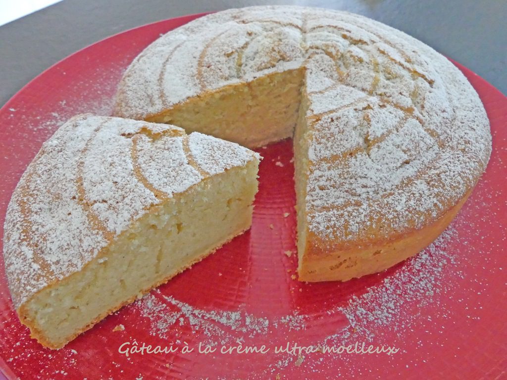 Gâteau à la crème ultra moelleux