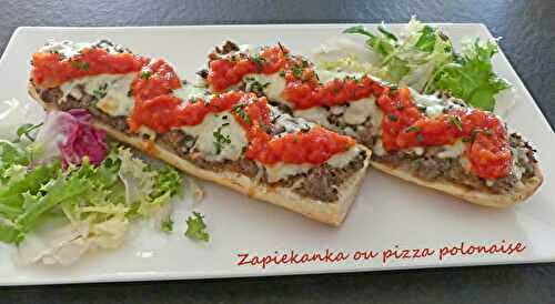 Zapiekanka ou pizza polonaise – Foodista challenge # 100