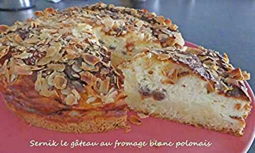 Sernik le gâteau au fromage blanc polonais