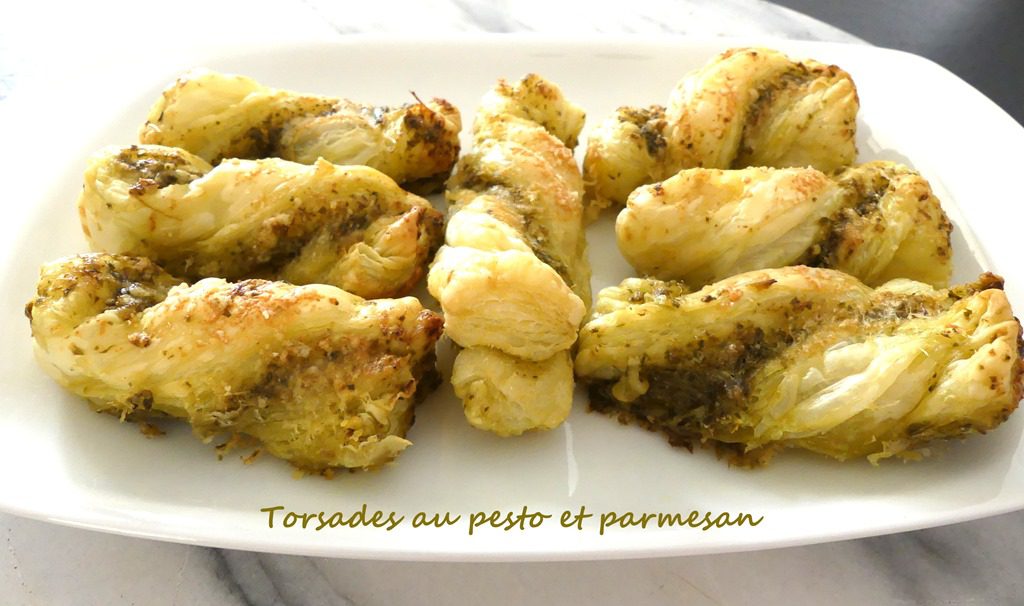 Torsades au pesto et parmesan