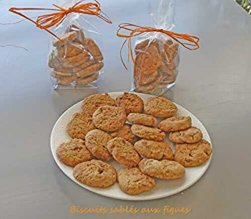 Biscuits sablés aux figues – Recettes autour d’un ingrédient # 102