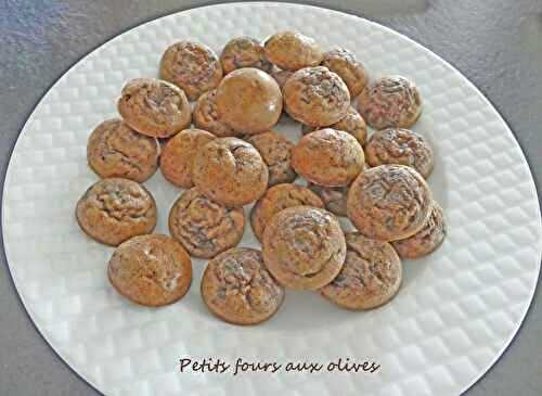 Petits fours aux olives