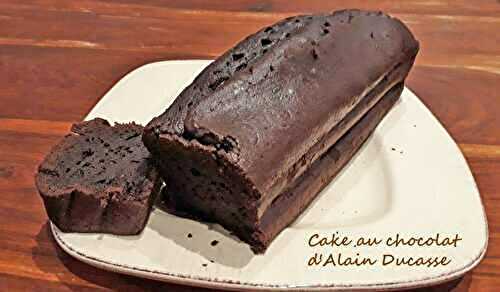 Cake au chocolat d’Alain Ducasse
