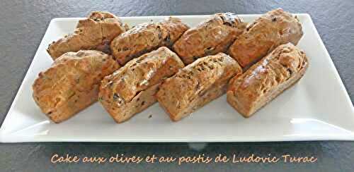 Cake aux olives et au pastis de Ludovic Turac