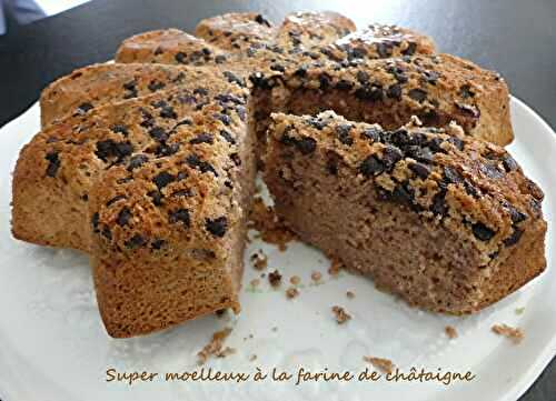 Super moelleux à la farine de châtaigne – Recettes autour d’un ingrédient # 104