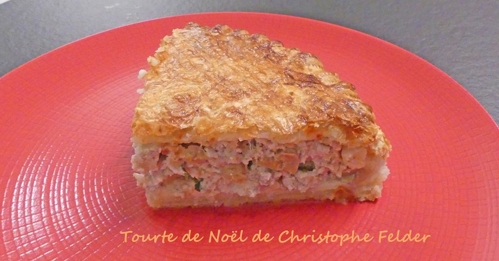 Tourte de Noël de Christophe Felder – Foodista challenge # 104