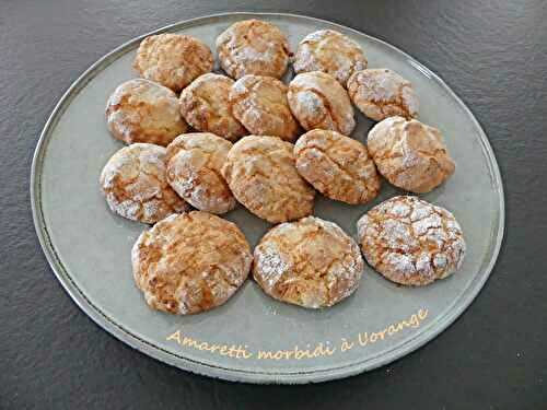 Amaretti morbidi à l’orange