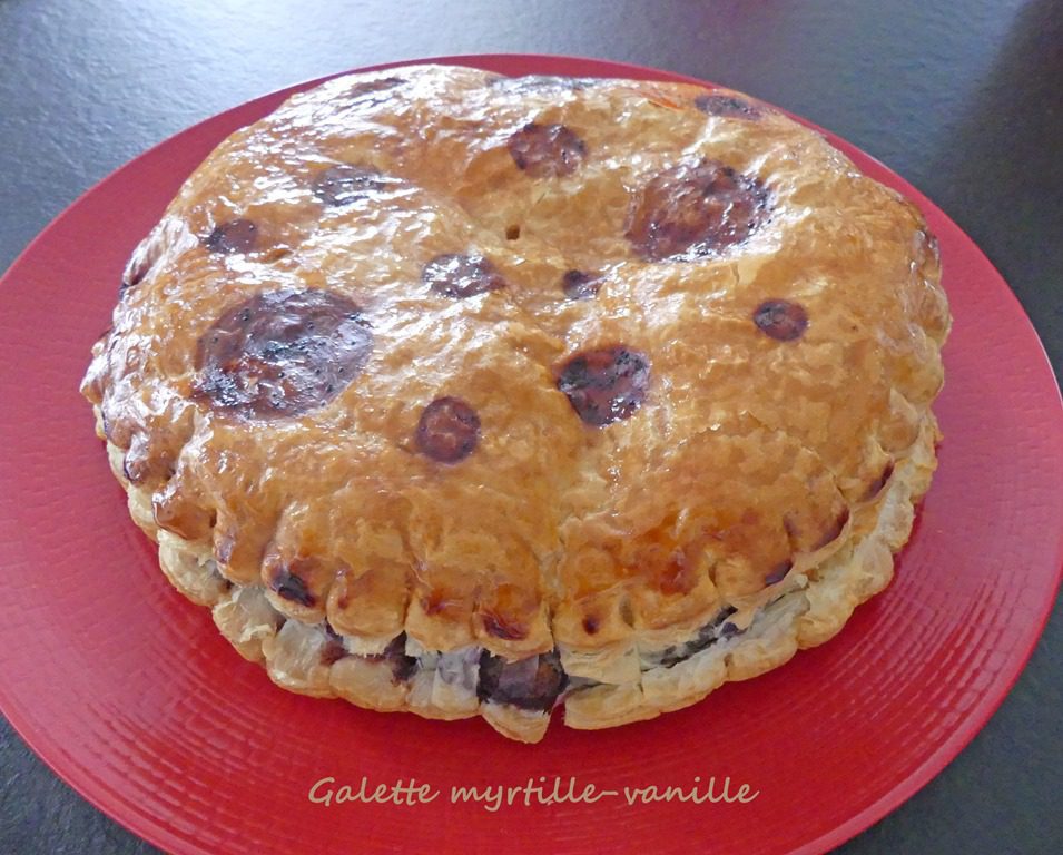 Galette myrtille-vanille – Bataille food # 121