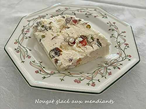 Nougat glacé aux mendiants