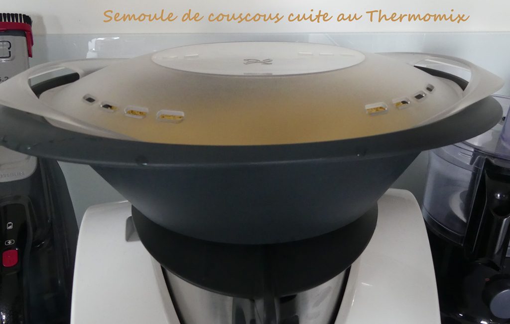 Semoule de couscous cuite au Thermomix