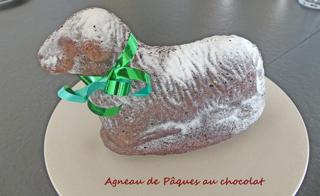 Agneau de Pâques au chocolat