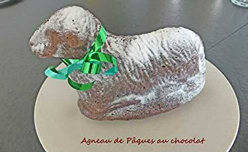 Agneau de Pâques au chocolat